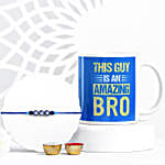 Evil Eye Protection Rakhi N Amazing Bro Mug Gift
