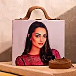 Caricature Suitcase Style Clutch Bag