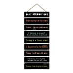 Daily Affirmation Wall Hanging