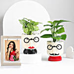 Twin Hearts Planters