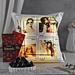 Personalised Cushion N Chocolaty Bites