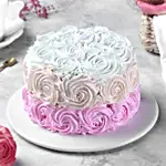 Rosy Hues Pineapple Cream Cake