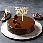Heavenly Truffle Cream Cake for Mom