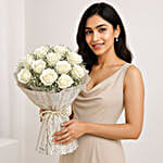Wrapped In Elegance Roses Bouquet