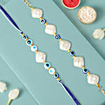 Elegant Jewellery Rakhi for Bhaiya Bhabhi