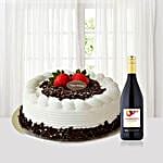Blackforest Cake With Red Wine