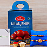 Raksha Bandhan Hamper Gulab Jamun Tin And Rakhis