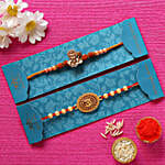 Rudraksha Hanuman & Om Rakhis