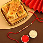 Classic Pearl Rakhi with Mug with Milk Cake