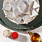 /images/pr/uae/l/v20220709125332/sneh-fancy-green-rakhi-with-500-grams-kaju-katli_1.jpg