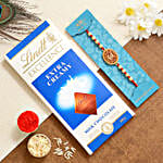 Spiritual Om Pearl Rakhi And Lindt