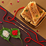 Sneh Aesthetic Sleek Rakhi Set & Milk Cakes