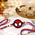 Spider Web Rakhi For Kids N Kaju Katli Delight