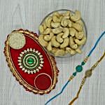 Pooja Thali Combo Of 2 Rakhis And Cashews