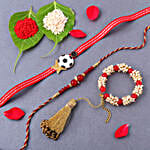 Sneh Elegant Family Rakhi Set