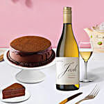 Tempting Chocolate Cake With Josh Cellars Wine