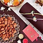 Bal Ganesha N Krishna Rakhi Duo with Nutty Combo