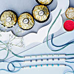 Beads Rakhi Set N Ferrero Delight