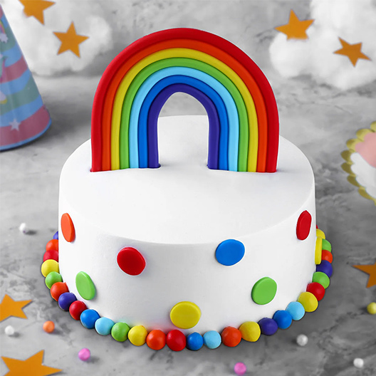 Rainbow Cakes