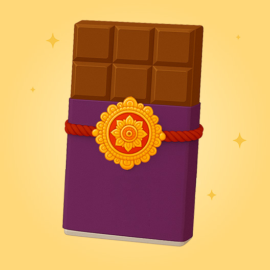 Rakhi With Chocolates