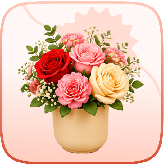 Rakhi With Flowers