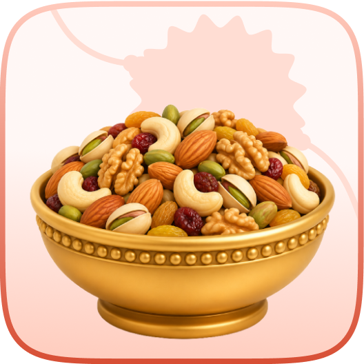 With Dryfruits