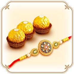 Rakhi With Chocolates