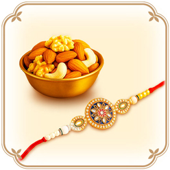 Rakhi With Dryfruits