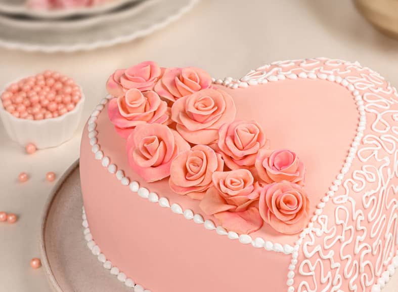 Heart Shaped Cakes for Anniversary