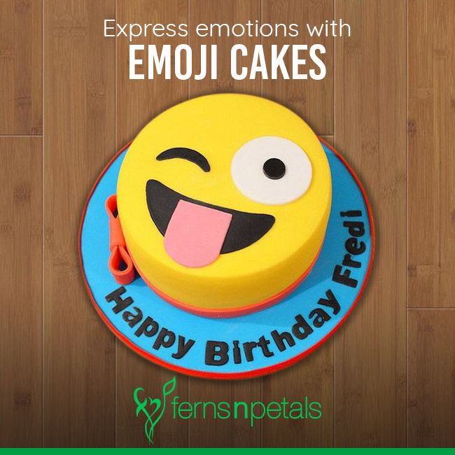 emotions with Emoji Cakes