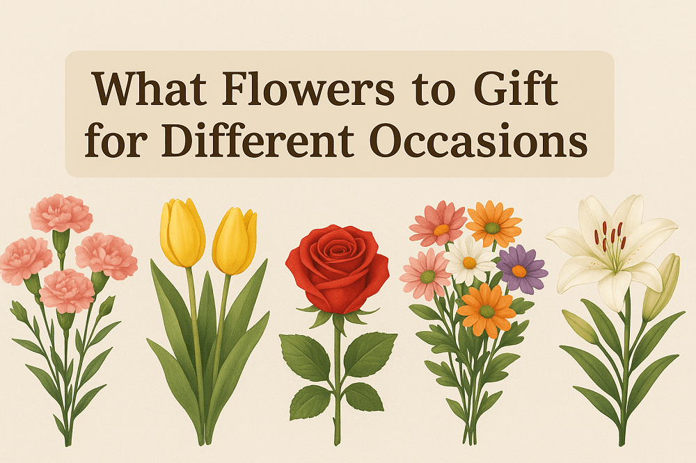 What Flowers to Gift for Different Occasions