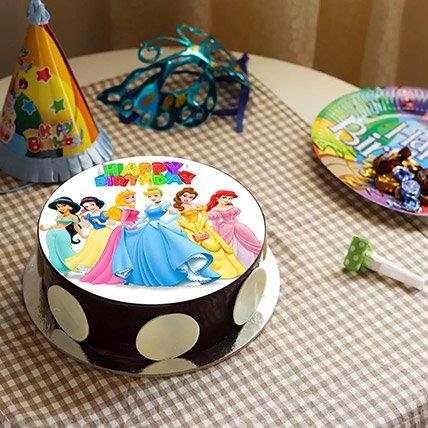 Disney Princess Chocolate Cream Cake