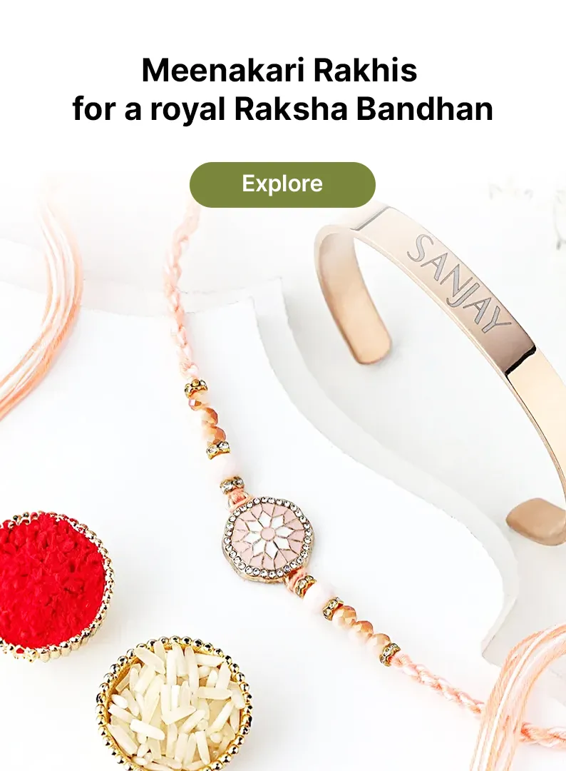Meenakari Rakhi