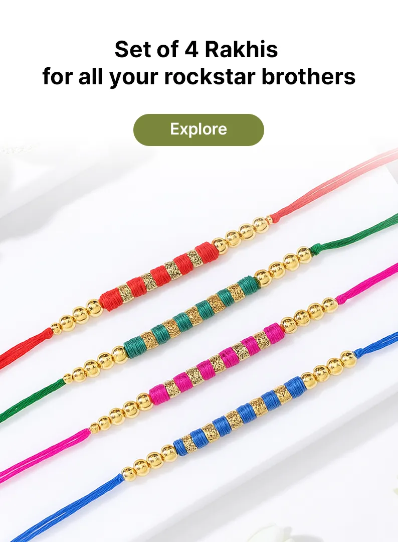 Set of 4 Rakhi
