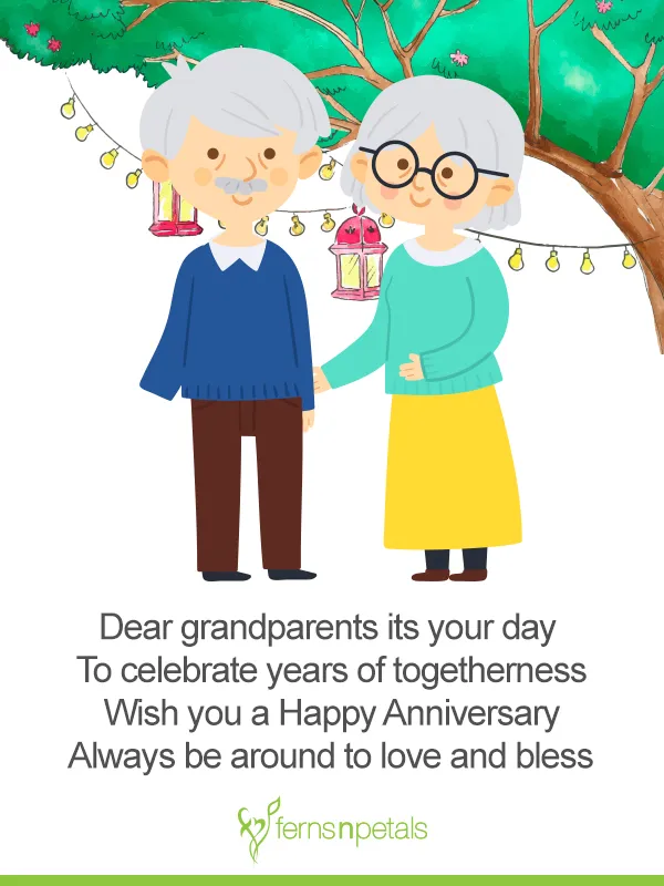 Wedding Anniversary Wishes, Quotes For Grandparents - FNP