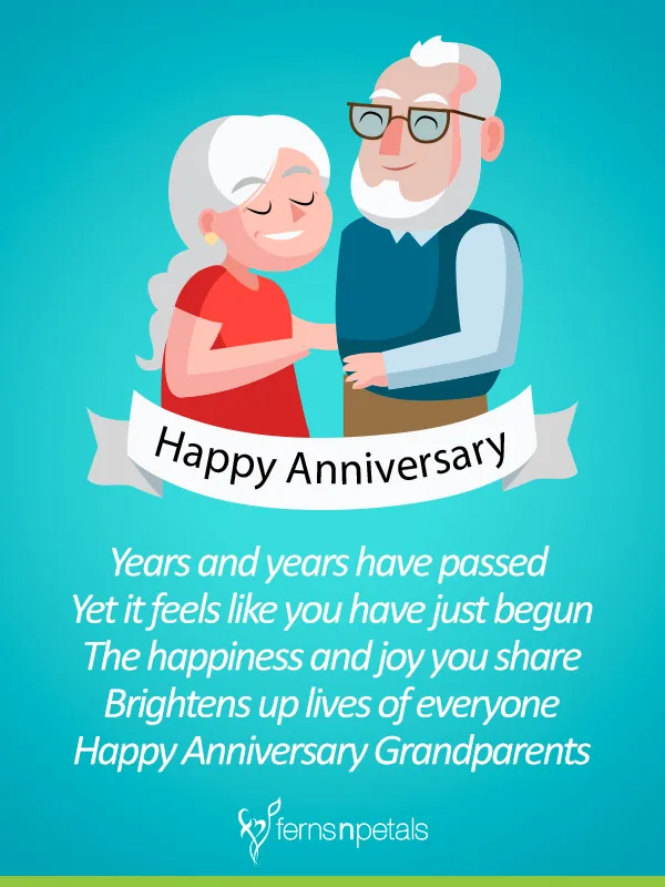 Wedding Anniversary Wishes, Quotes For Grandparents - FNP