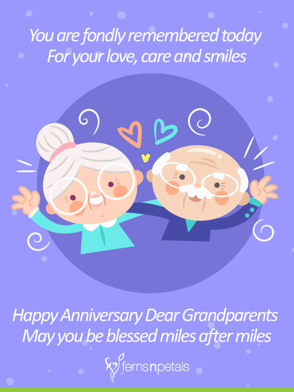 Wedding Anniversary Wishes, Quotes For Grandparents - FNP