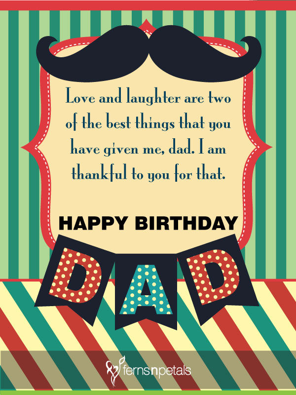 a father's birthday wish