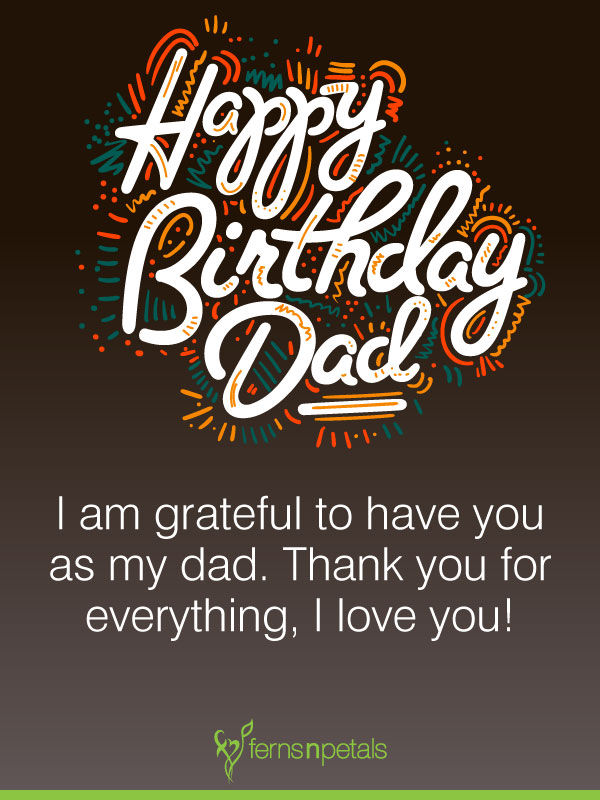 birthday wishes of father from son