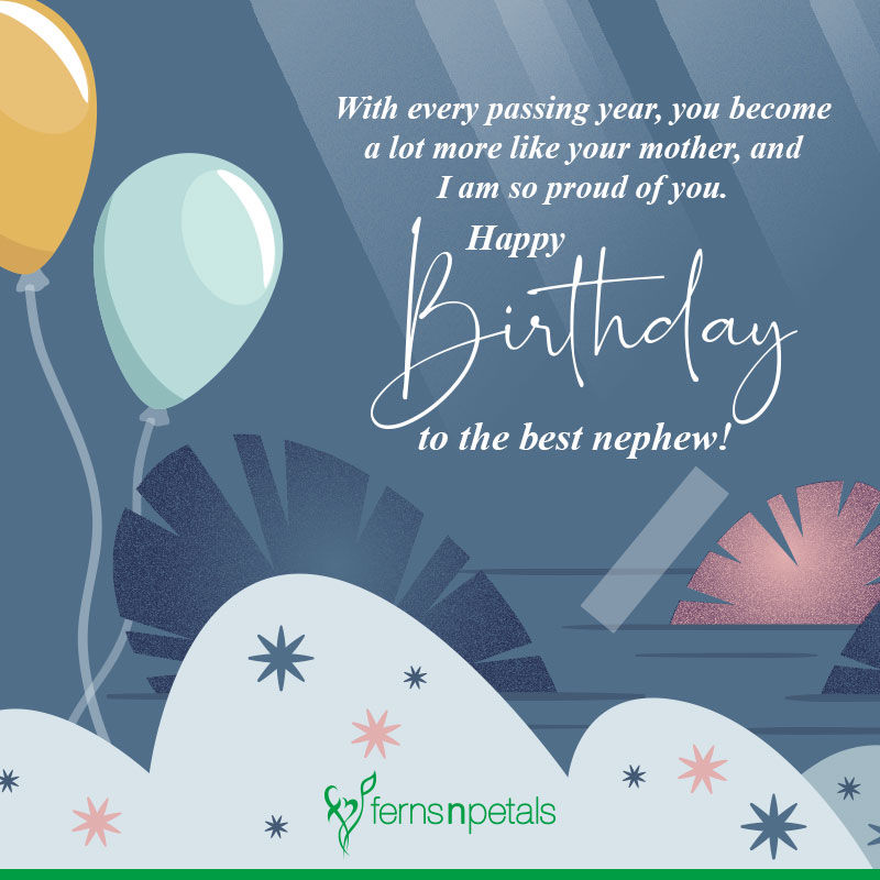Download & Share Happy Birthday Wishes, Quotes for Nephew - Ferns N Petals