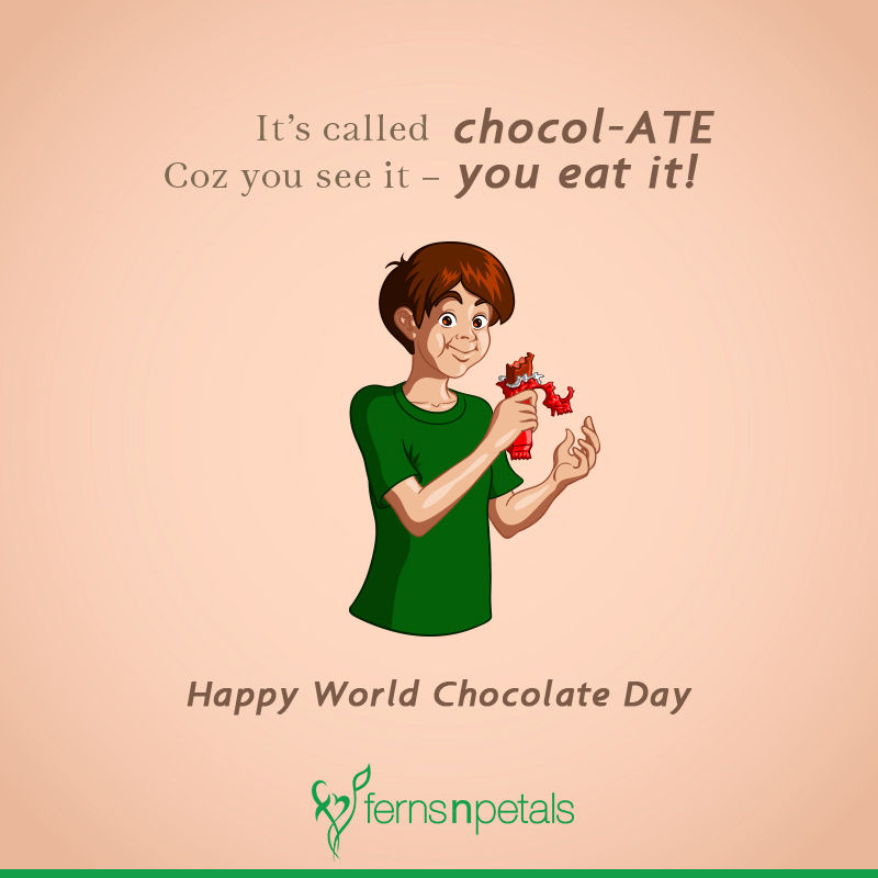 50+ World Chocolate Day Wishes, Quotes & Messages - Ferns N Petals