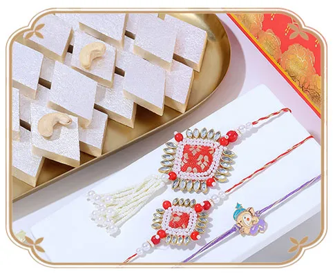 Rakhi with Sweets