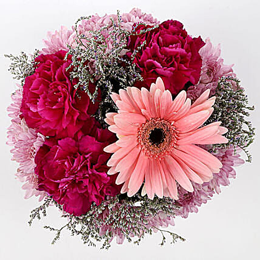 Pink & Purple Mix Flower Arrangement