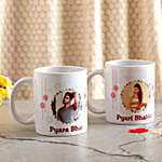 Green Lumba Set And 2 Personalised Mugs Combo