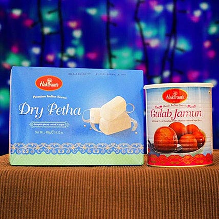Dry Petha And Gulabjamun Tin