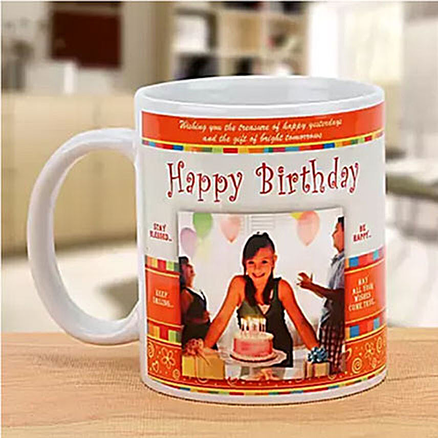 Personalized Happy Birthday Mug:Send Personalised Gifts to Australia