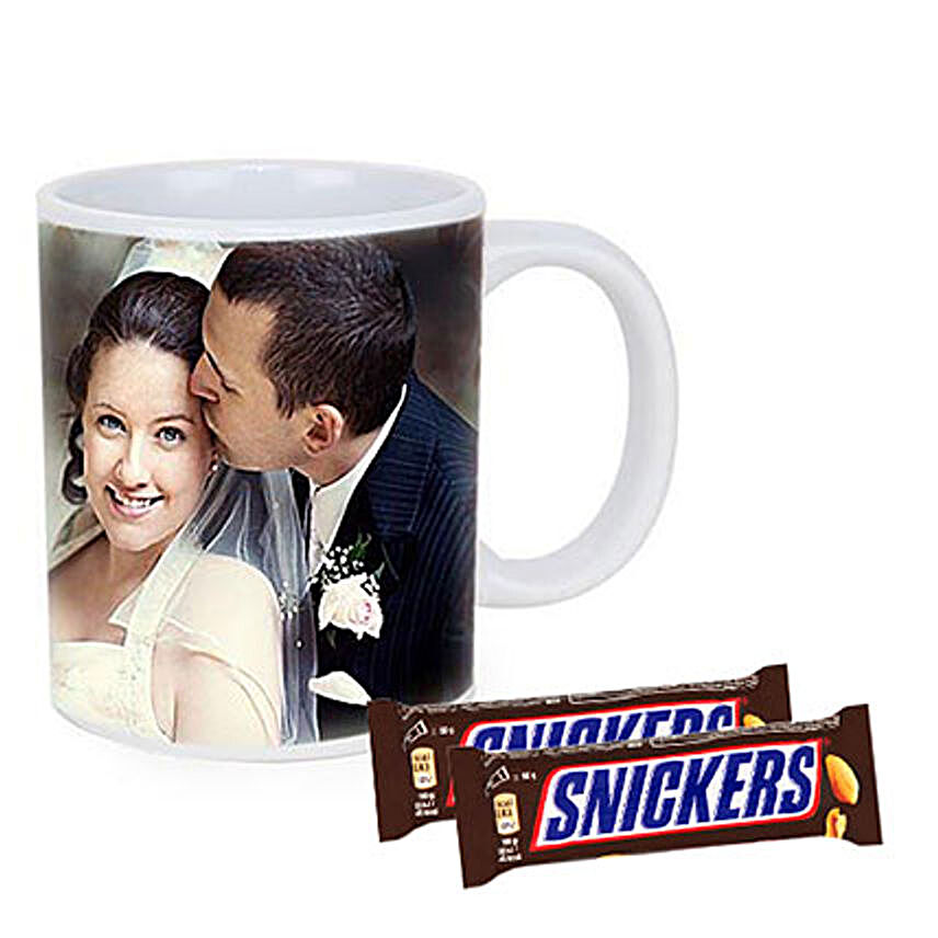 Snickers With Personalised Mug Combo