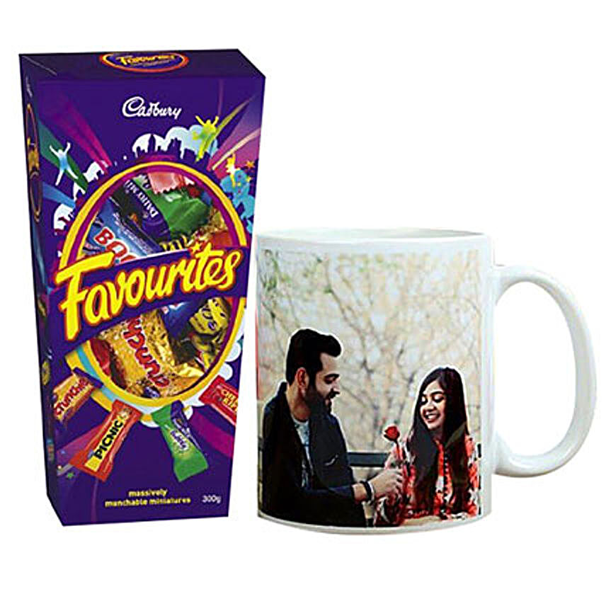 Cadbury Favorites And Personalised Mug Combo