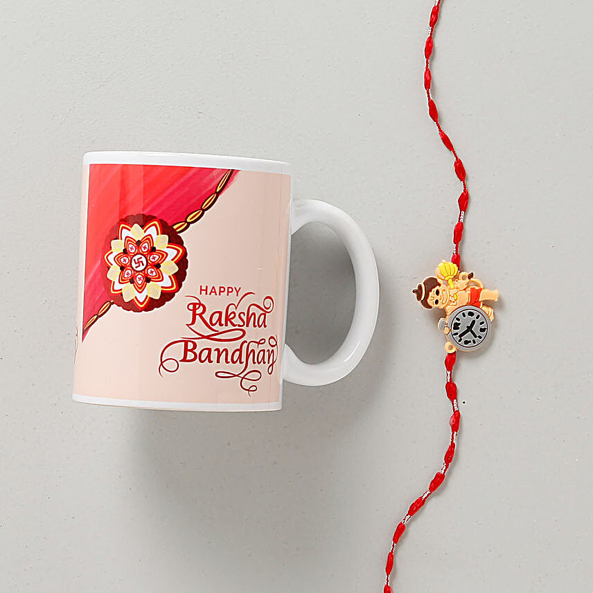 Bal Hanuman Rakhi With Printed Mug For Australia