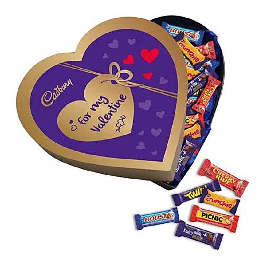 Heart Shaped Cadbury Box
